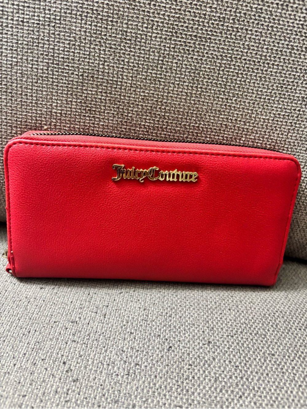 Juicy Couture Red Zip Wallet